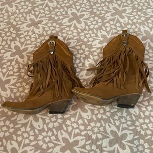 Fringe Cowboy Boots